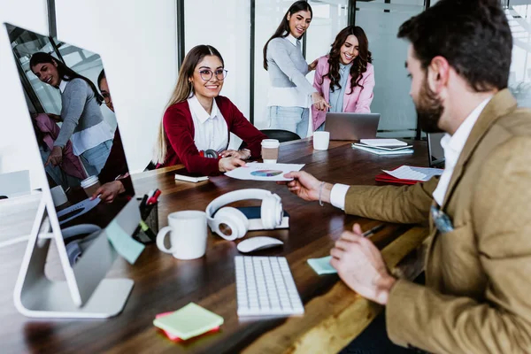 Our team working together