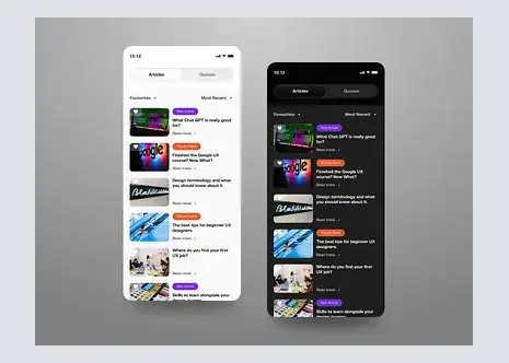 Mobile-first blog